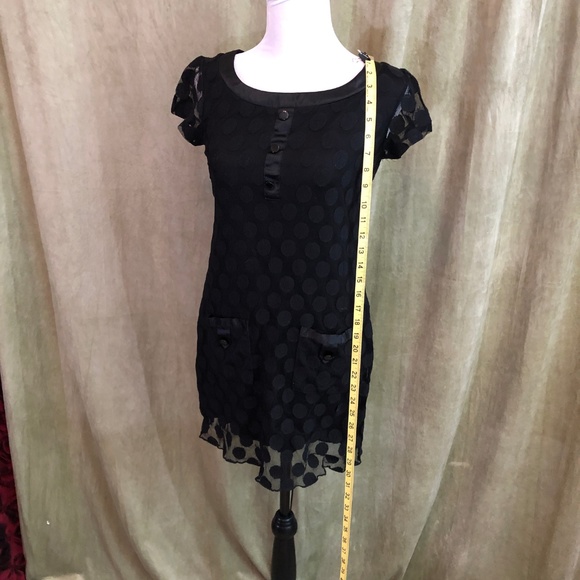 📌📌 Enfocus Petite Cute Mash Dots Shift Dress 📌 - Picture 4 of 8